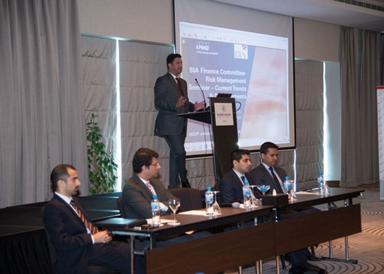 BIA Finance Committee Organized a Seminar on Risk Management in Association with KPMG Bahrain